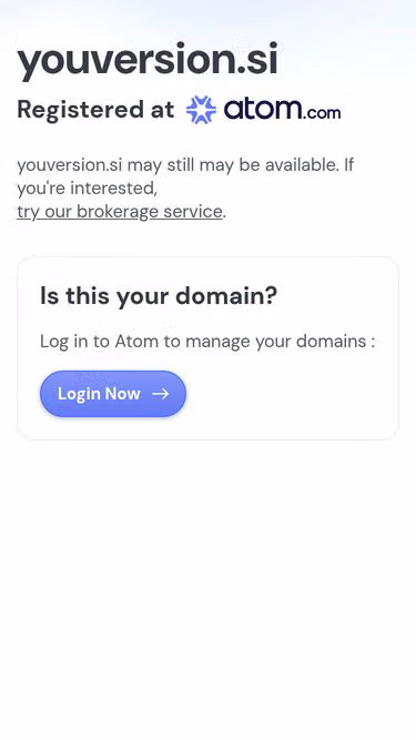 Screenshot of youversion.si