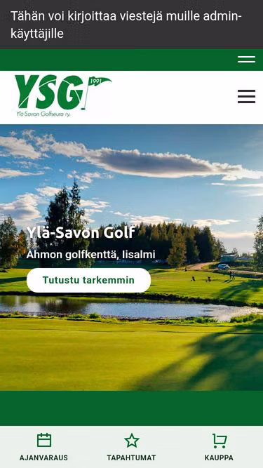 Screenshot of ysg.fi