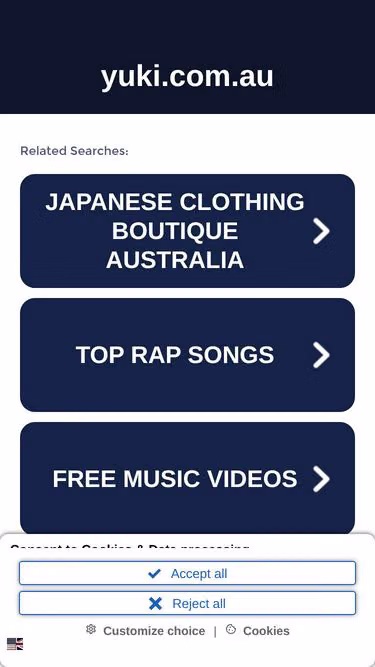 Screenshot of yuki.com.au