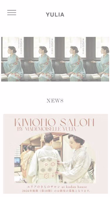 Screenshot of yulia.tokyo