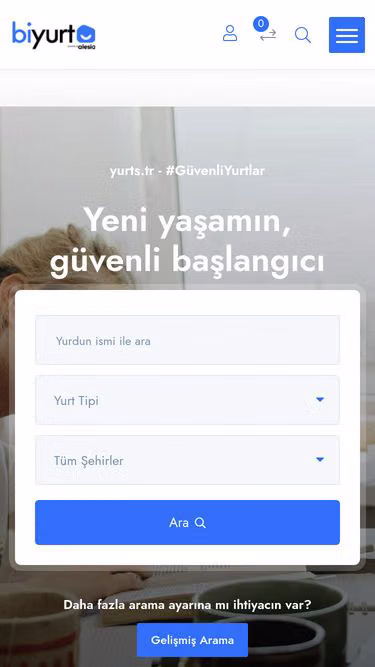 Screenshot of yurts.tr