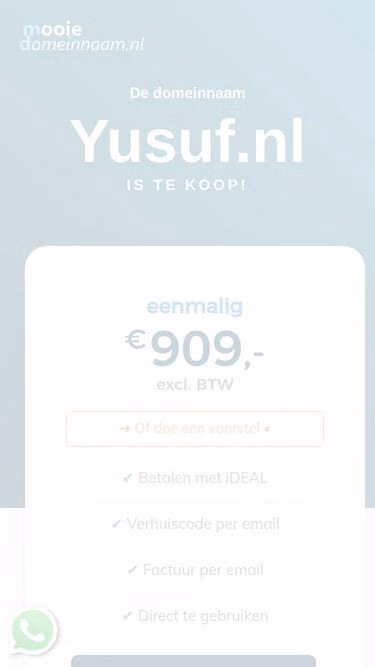 Screenshot of yusuf.nl