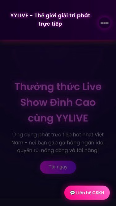Screenshot of yylive.me