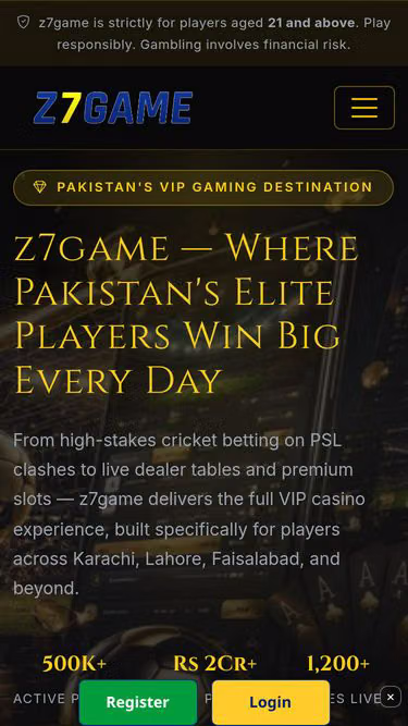 Screenshot of z7game.bio