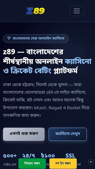 Screenshot of z89.bio