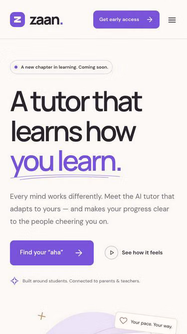 Screenshot of zaan.ai