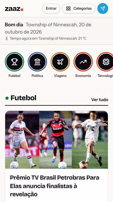 Screenshot of zaaz.tv.br