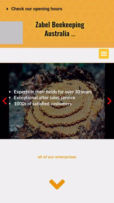 Screenshot of zabel.au