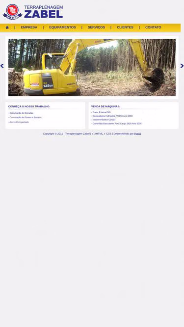 Screenshot of zabel.com.br