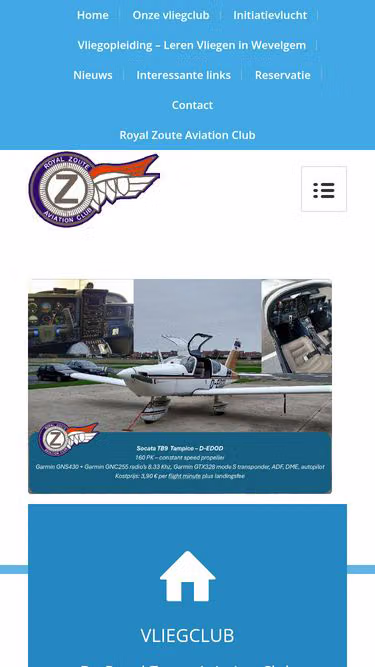 Screenshot of zac.be