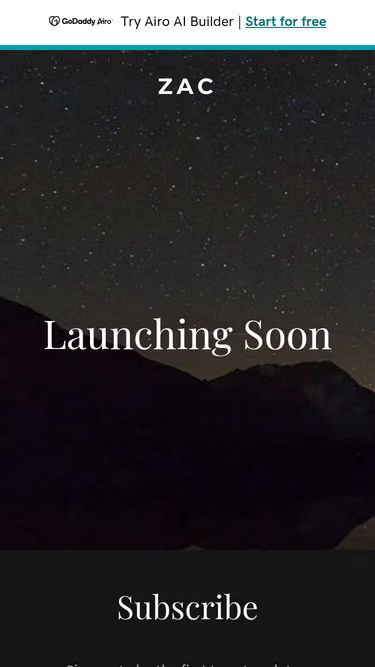 Screenshot of zac.services
