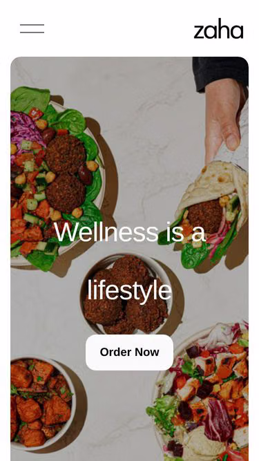 Screenshot of zaha.food