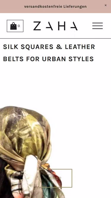 Screenshot of zaha.store