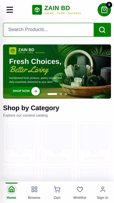Screenshot of zain.bd
