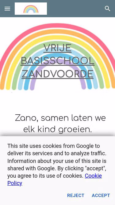 Screenshot of zano.be