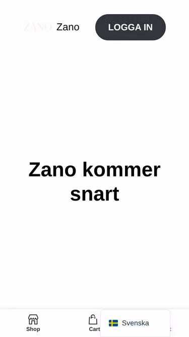 Screenshot of zano.nu