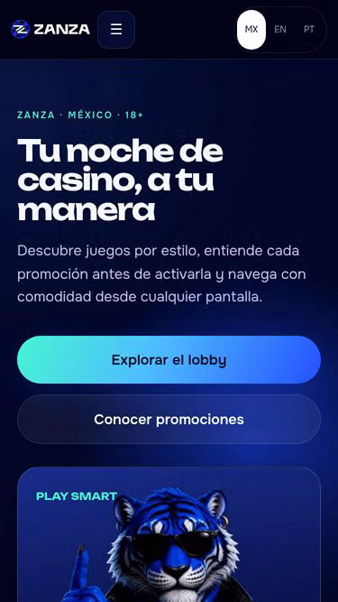 Screenshot of zanza.com.mx