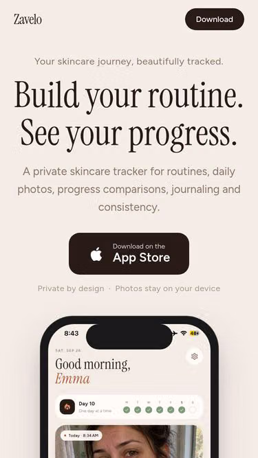 Screenshot of zavelo.app