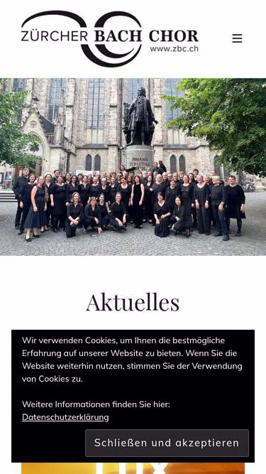 Screenshot of zbc.ch