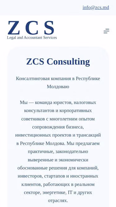 Screenshot of zcs.md