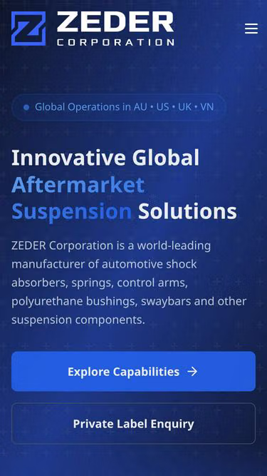 Screenshot of zeder.vn