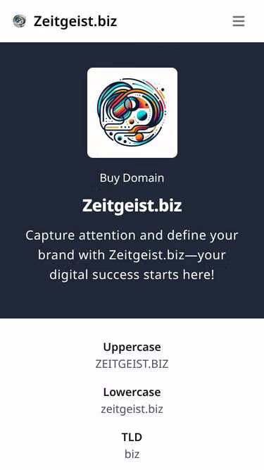 Screenshot of zeitgeist.biz