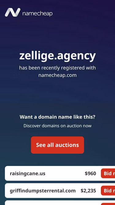Screenshot of zellige.agency