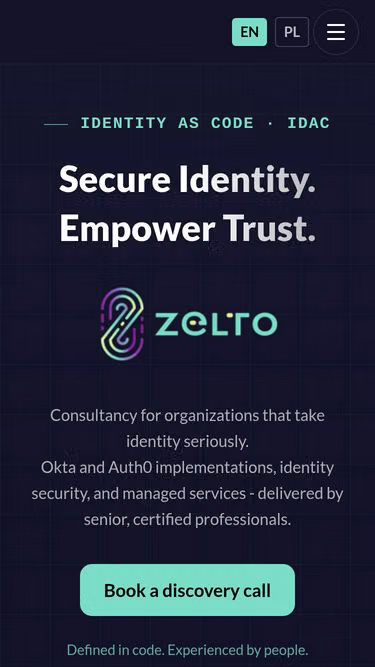 Screenshot of zelto.id