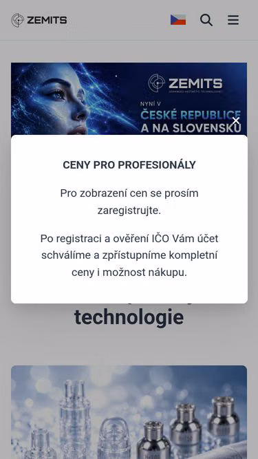 Screenshot of zemits.cz