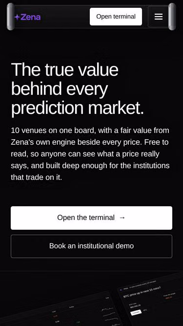 Screenshot of zena.com