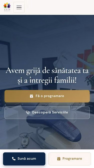 Screenshot of zenclinic.ro