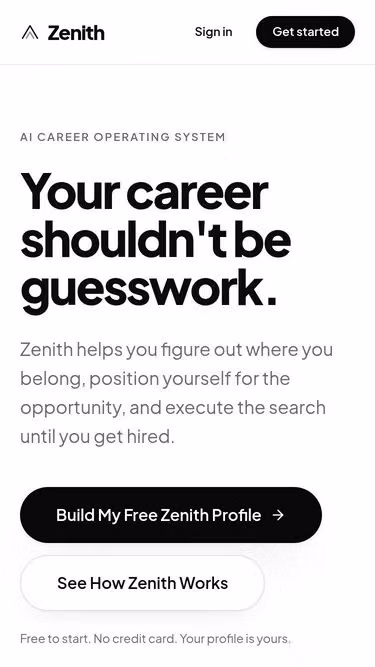 Screenshot of zenithx.us