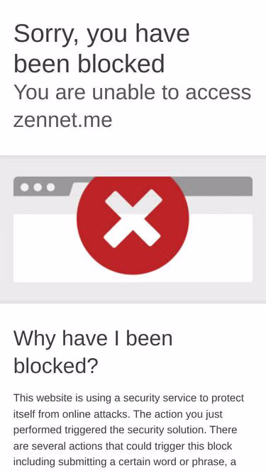 Screenshot of zennet.me