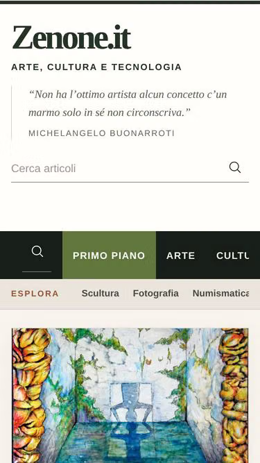 Screenshot of zenone.it