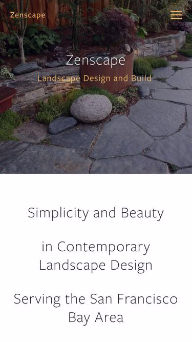 Screenshot of zenscape.com