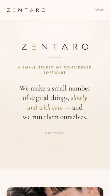 Screenshot of zentaro.io
