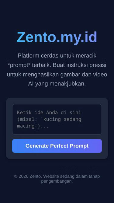 Screenshot of zento.my.id