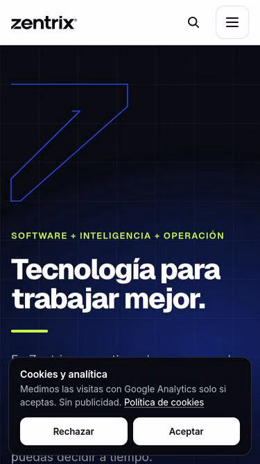 Screenshot of zentrix.company