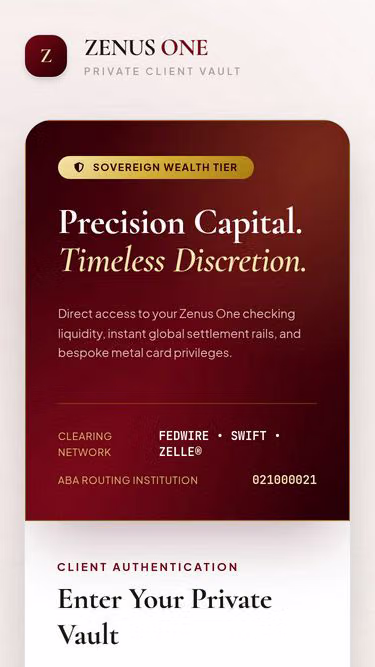Screenshot of zenus.one