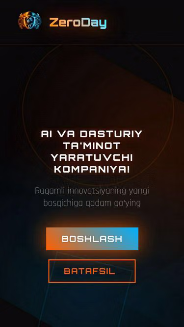 Screenshot of zeroday.com.uz