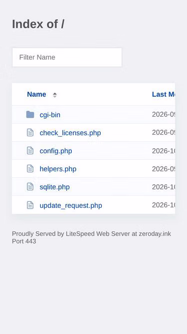 Screenshot of zeroday.ink