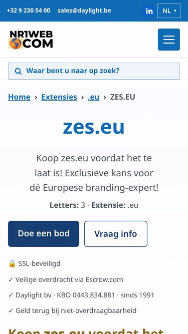 Screenshot of zes.eu