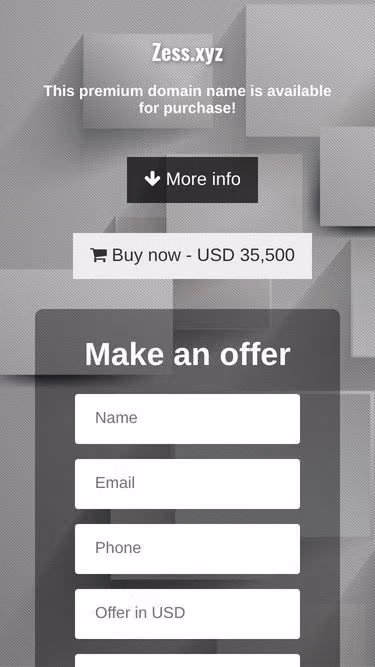 Screenshot of zess.xyz