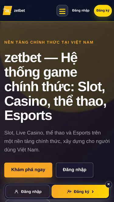 Screenshot of zetbet.cc