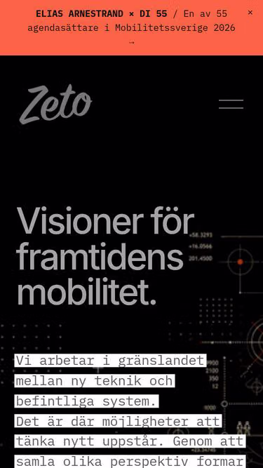 Screenshot of zeto.nu
