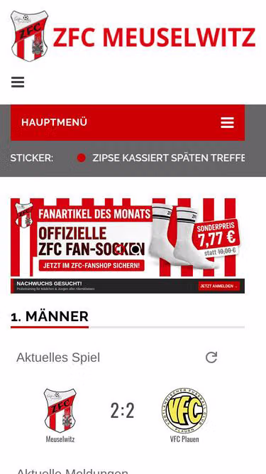 Screenshot of zfc.de