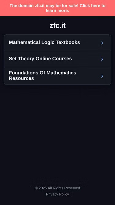 Screenshot of zfc.it