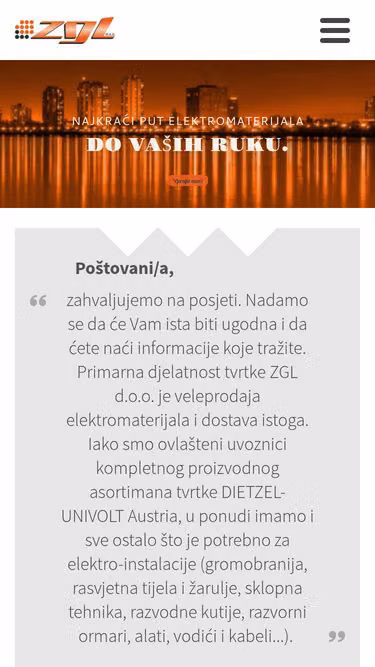 Screenshot of zgl.hr