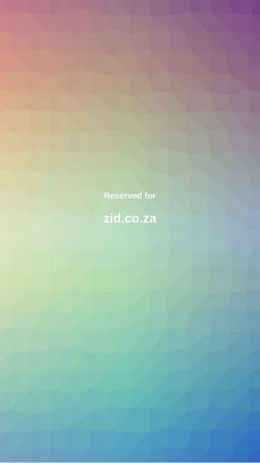 Screenshot of zid.co.za