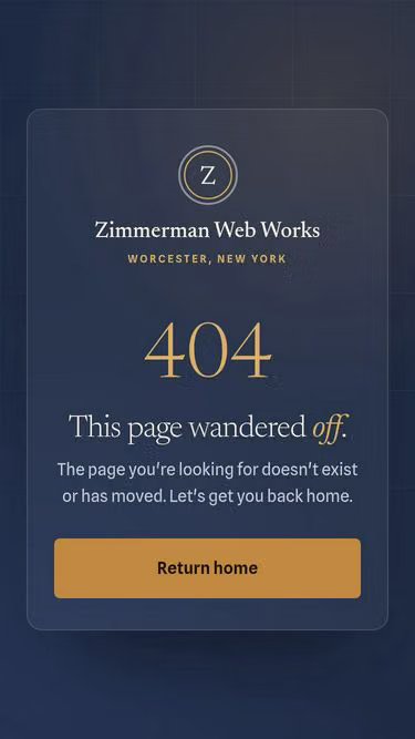 Screenshot of zim.works